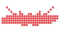 red dots on a white background