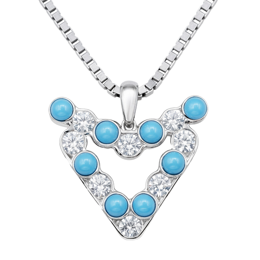 ARROW NECKLACE 'TURQUOISE'