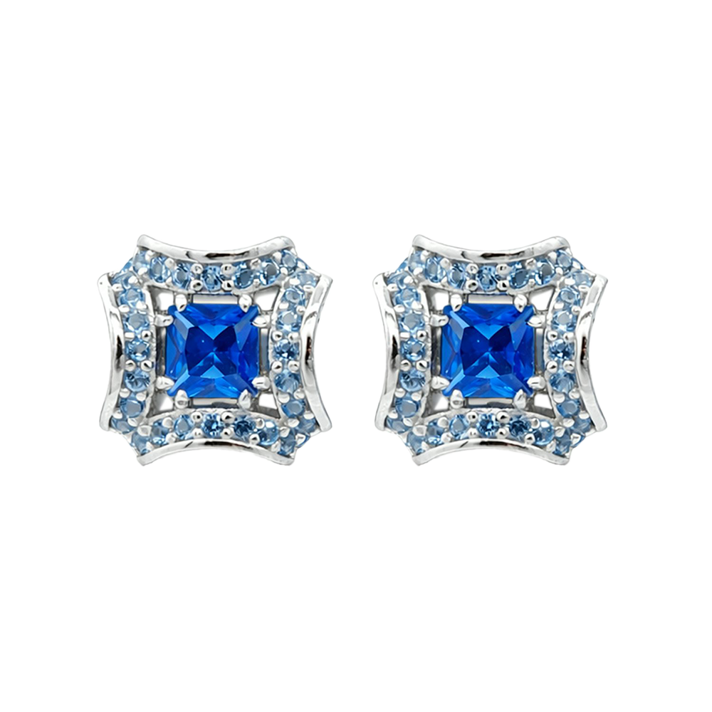 VAULT STUDS 'BLUE'