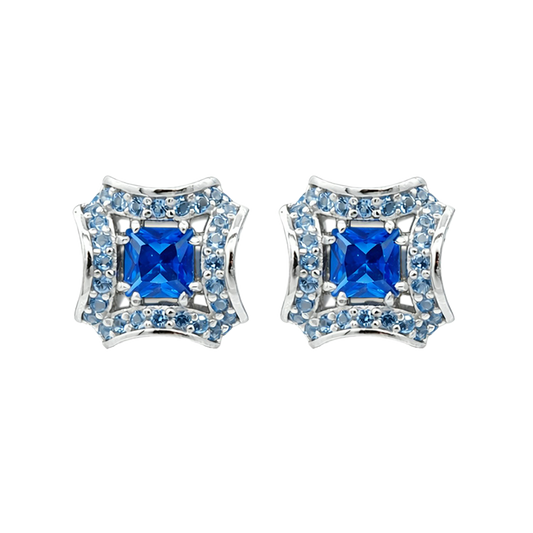 VAULT STUDS 'BLUE'