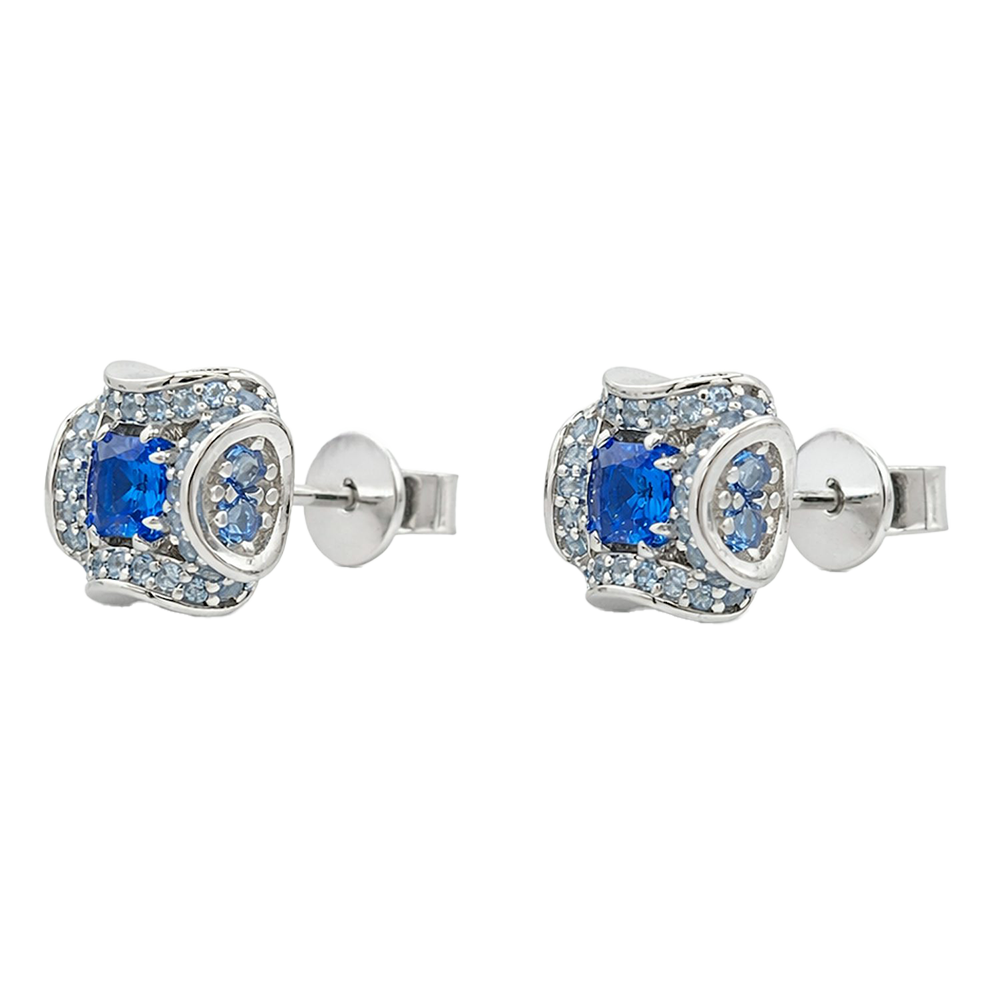 VAULT STUDS 'BLUE'