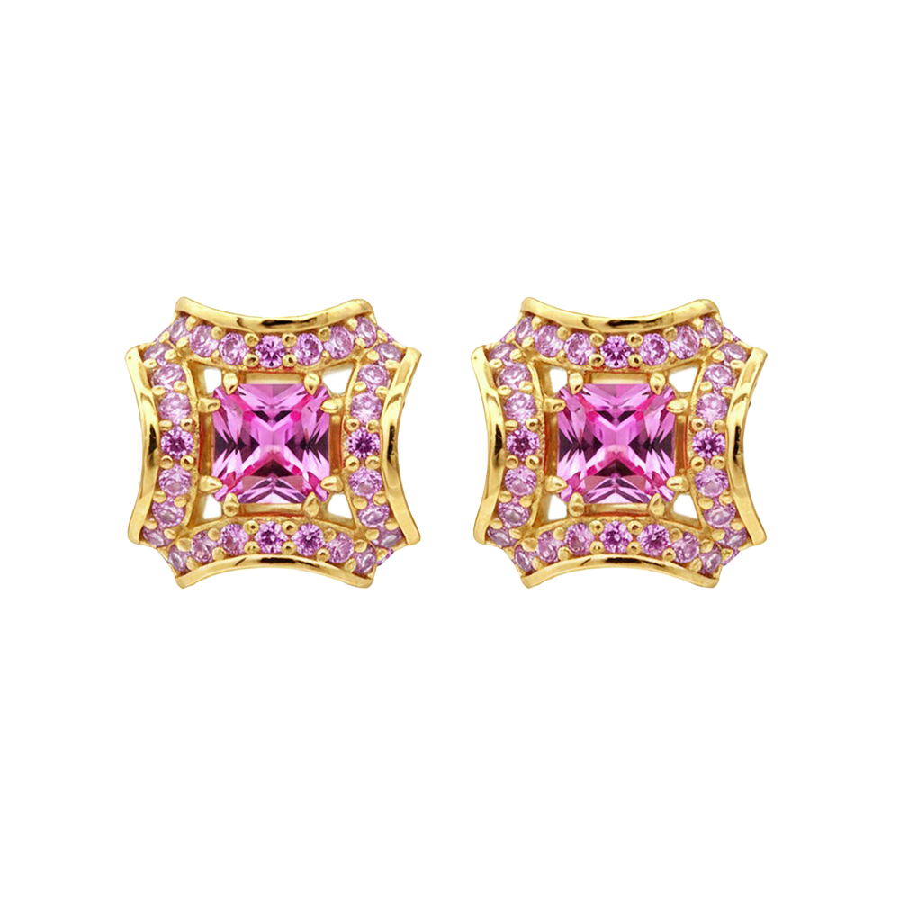 VAULT STUDS 'PINK'