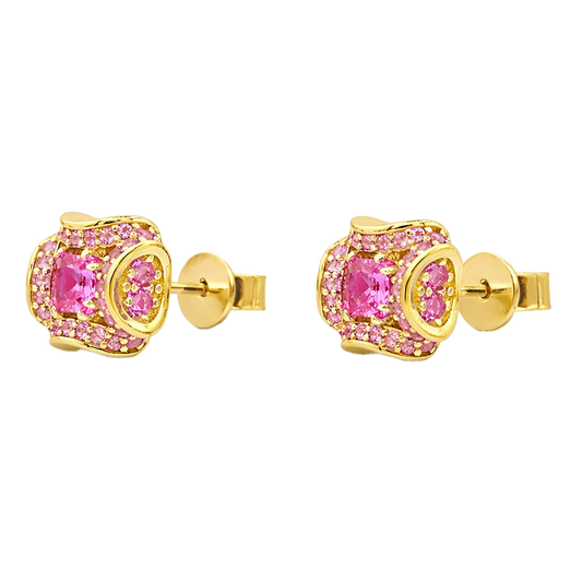 VAULT STUDS 'PINK'